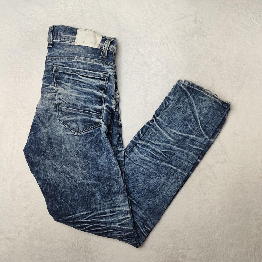 Jordan Craig Jeans Mens 32x32 Blue Legacy Edition Aaron Tapered Slim Stone Wash